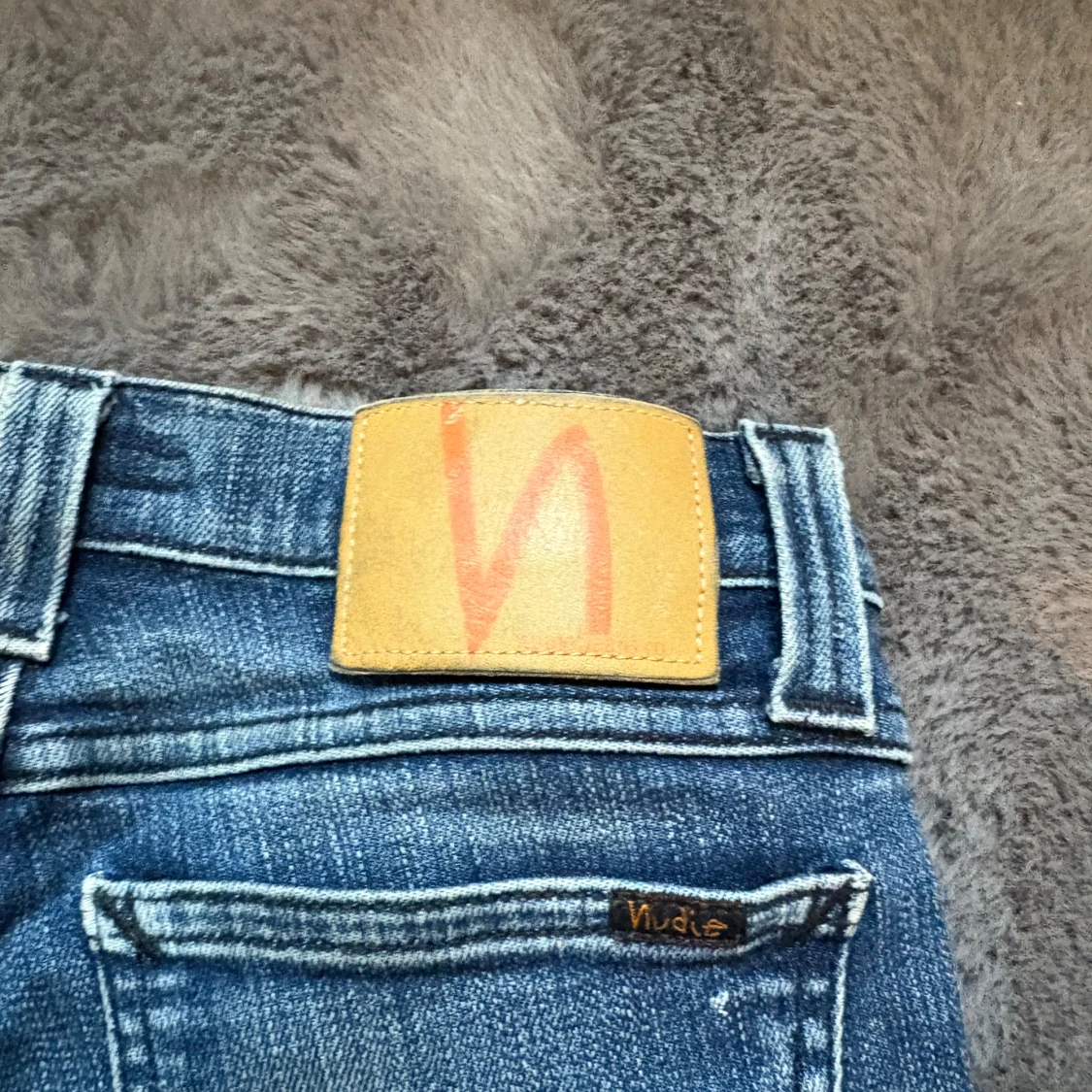 Blå Nudie Jeans Skinny Fit - 3