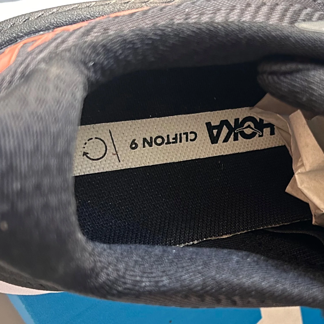 Hoka Clifton 9 svarta sneakers - 2