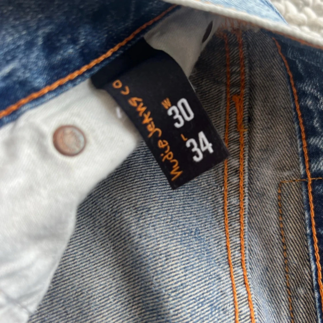 Blå jeans från Nudie Jeans straight fit - 4