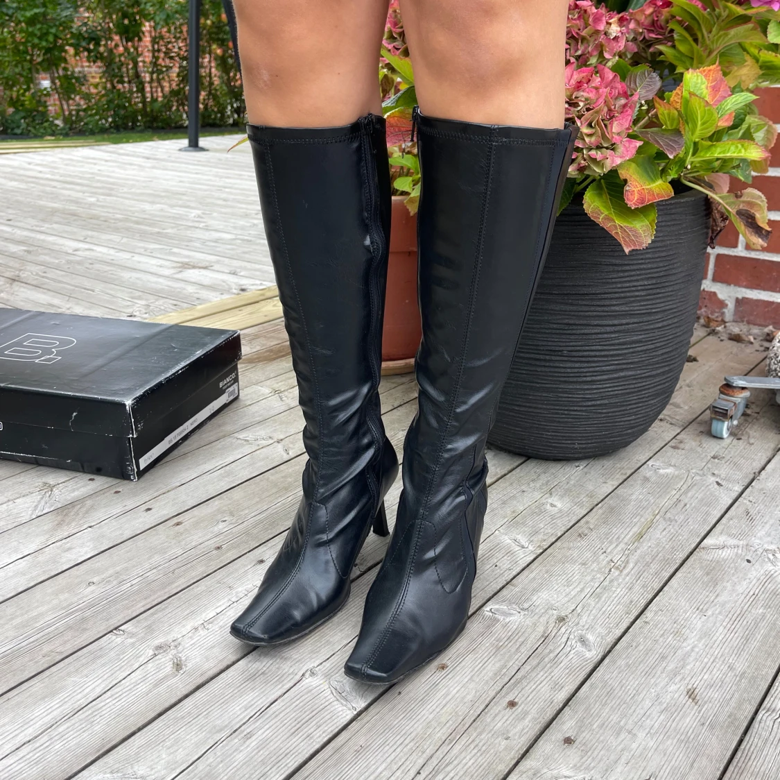 Svarta höga stövlar från Bianco - 3