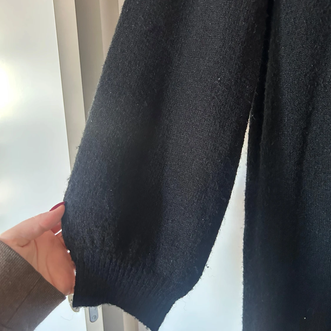 Svart stickad klänning från Object - 1