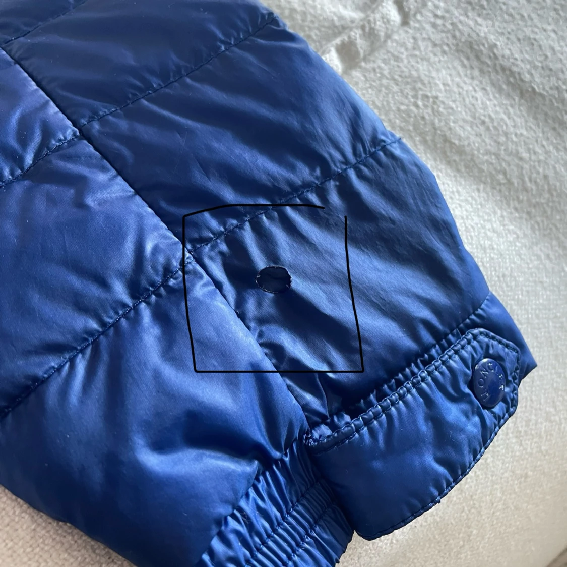 Blå dunjacka från Moncler - 4