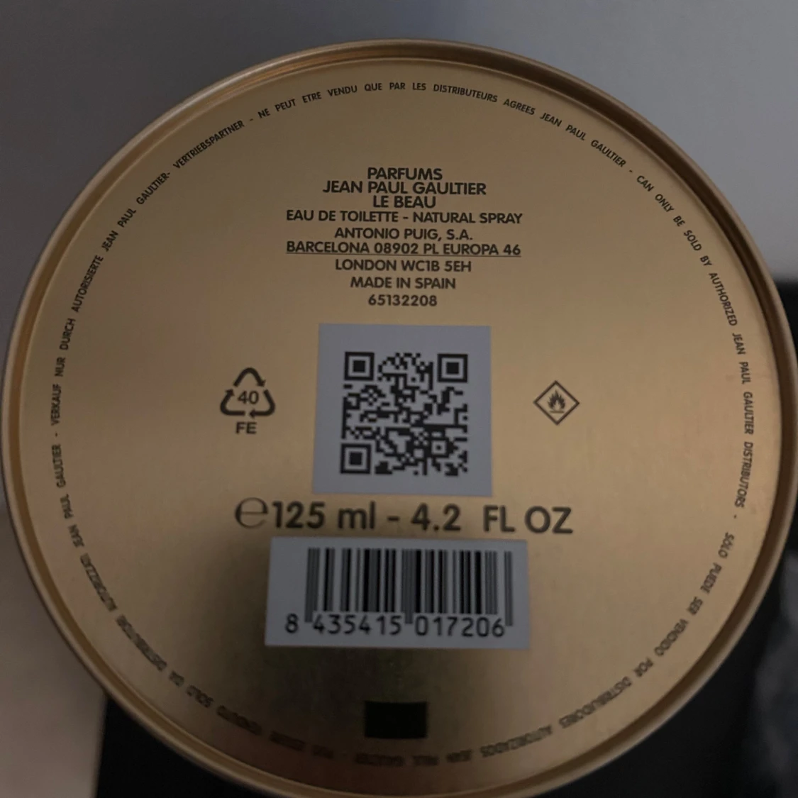 Jean Paul Gaultier Le Beau 125ml - 3