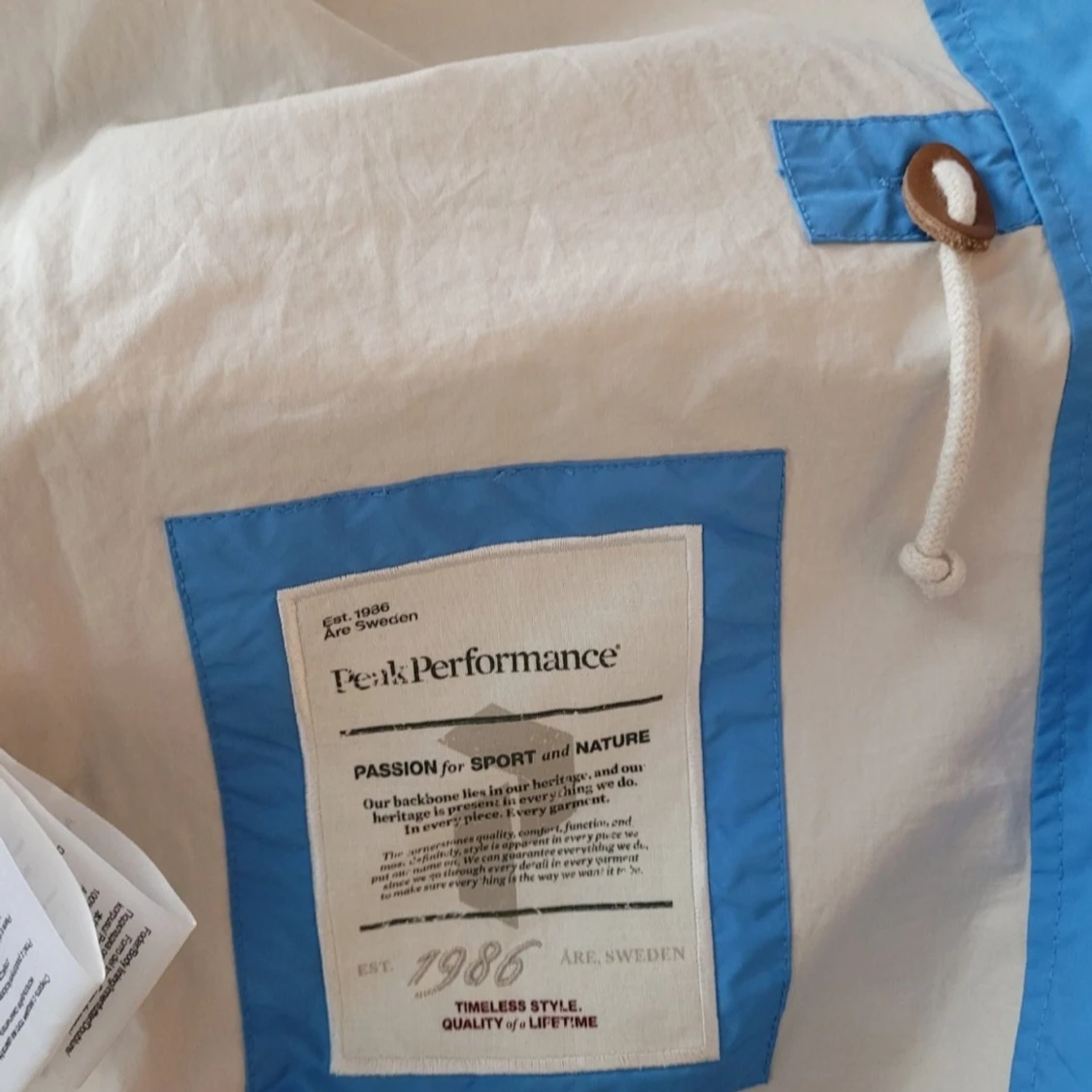 Blå vindjacka Peak Performance S - 2