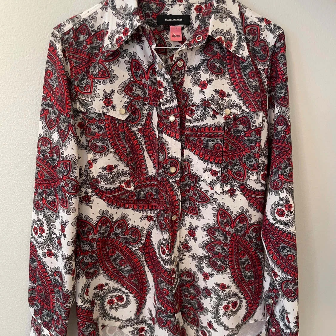 Paisleymönstrad skjorta Isabel Marant