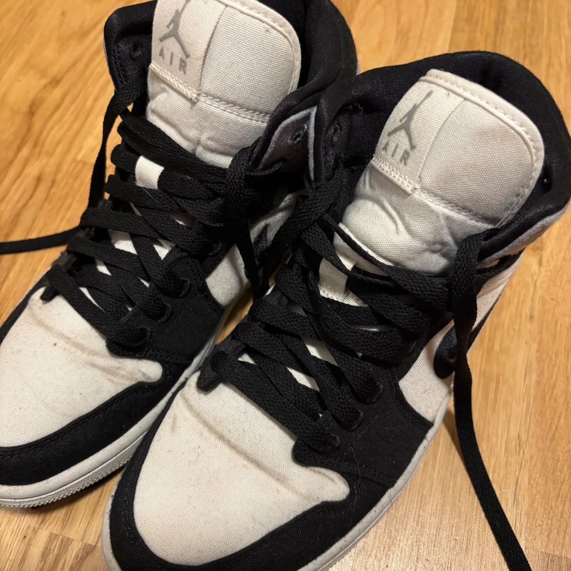 Nike Air Jordan 1 svart/vit - 4