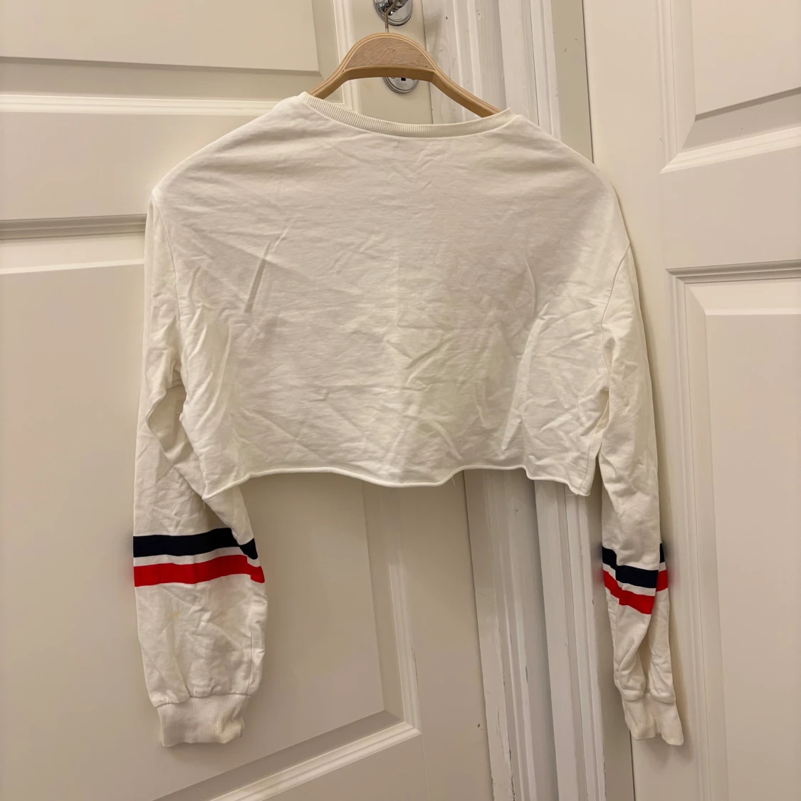 Vit croppad tröja från H&M - 1