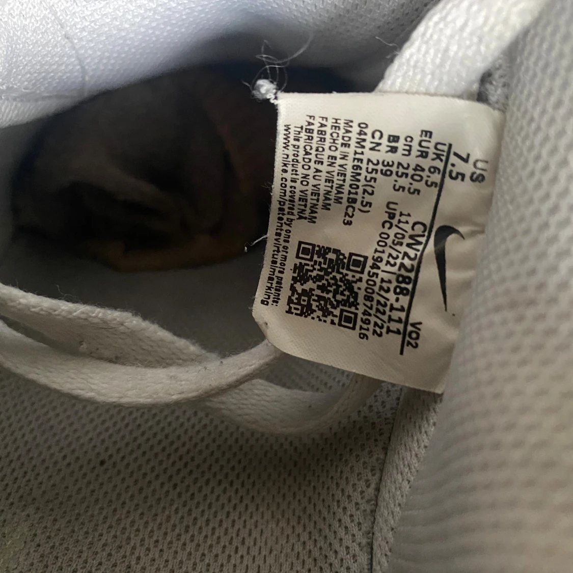 Nike Air Force 1 vita sneakers - 3