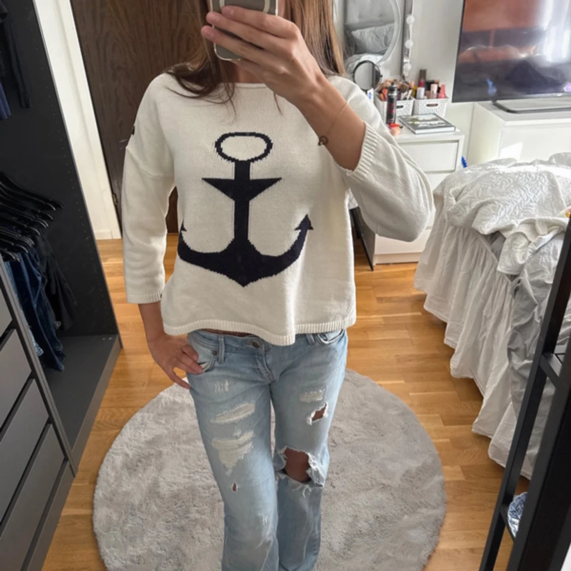 Trekvarts ärmad  tröja  - 3