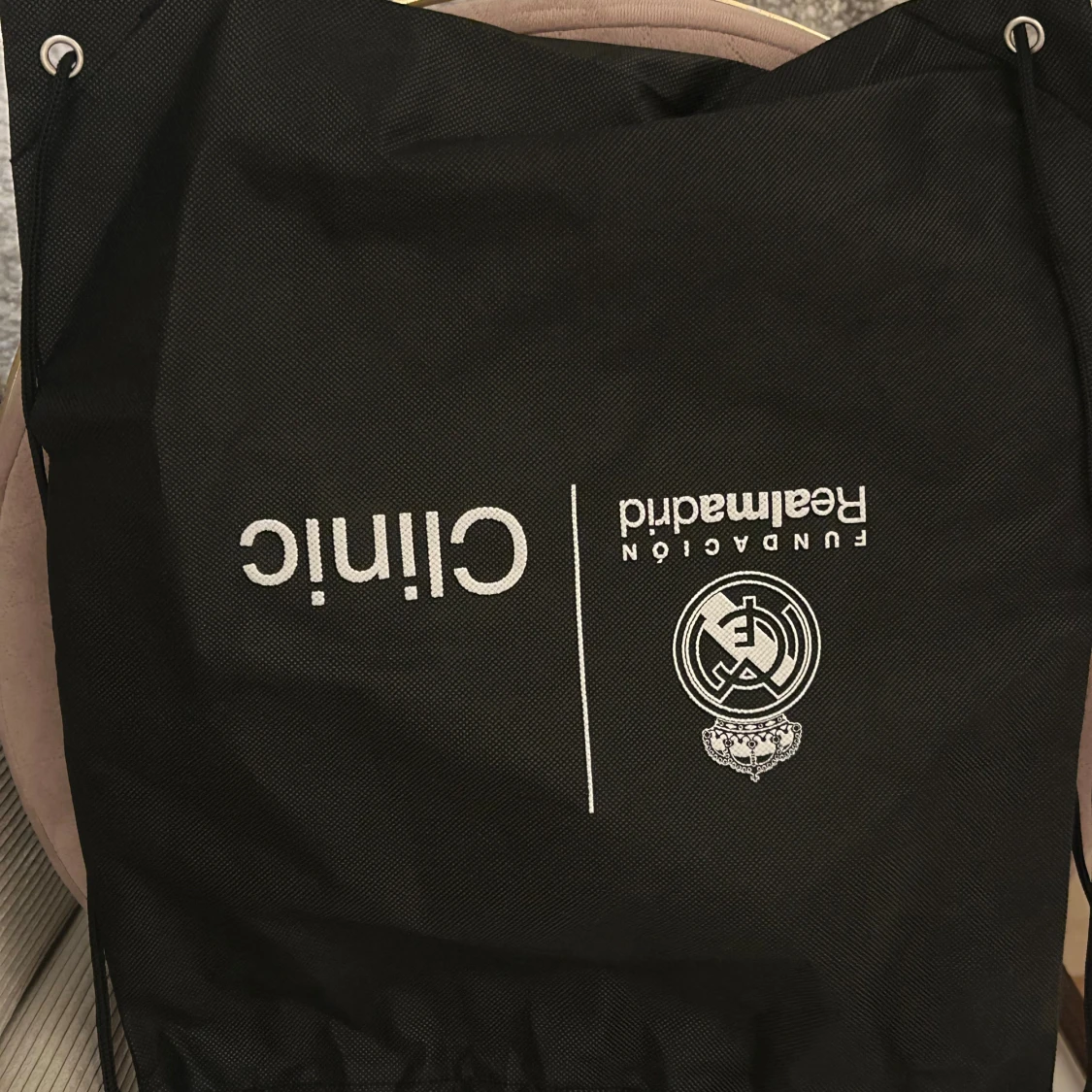 Svart Real Madrid gympåse Clinic