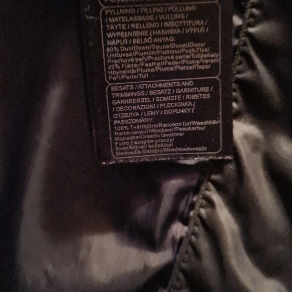 Svart dunjacka Rockandblue med äkta dun och päls - 4