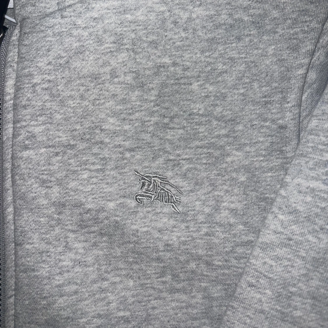 Grå Burberry hoodie - 2