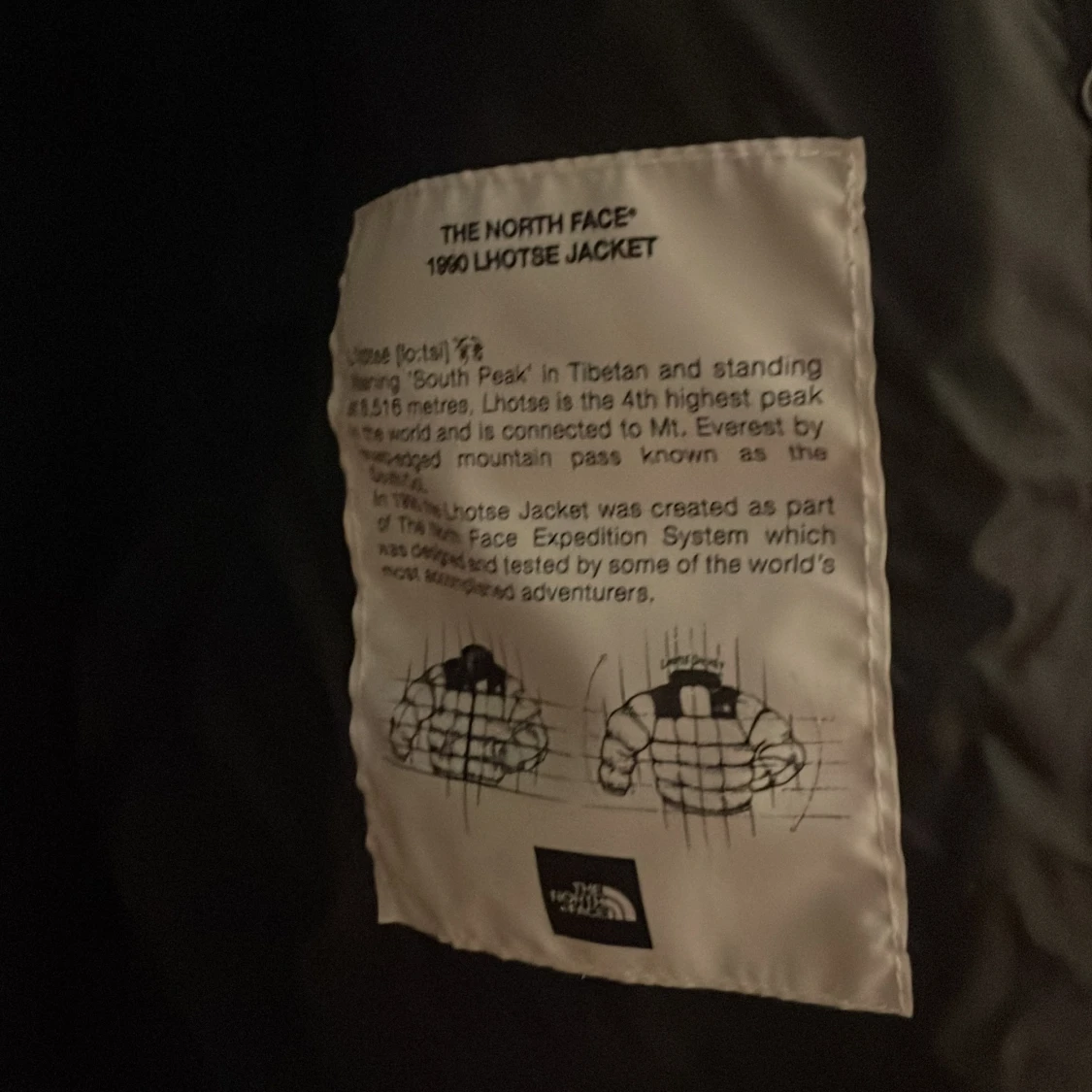 Blå och svart dunjacka The North Face - 2