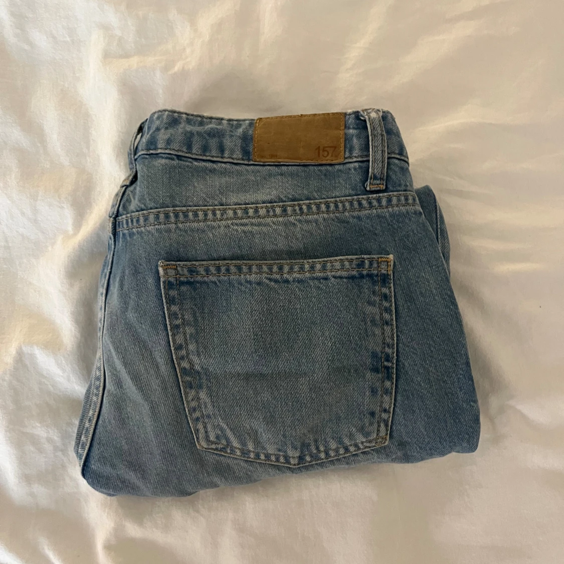 Blå jeans från 157, straight fit - 1