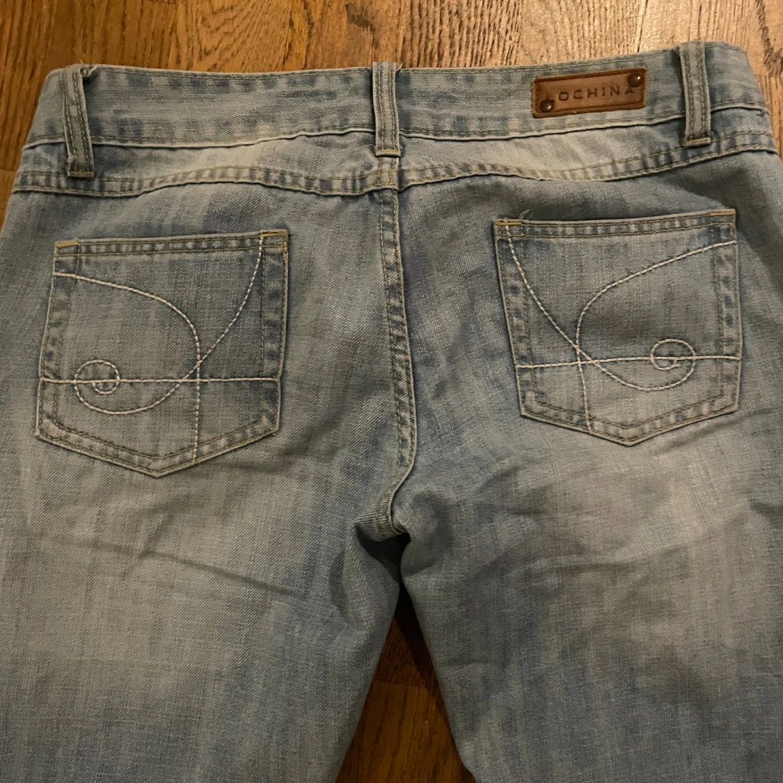 Vintage Bootcut ljusblå jeans - 2