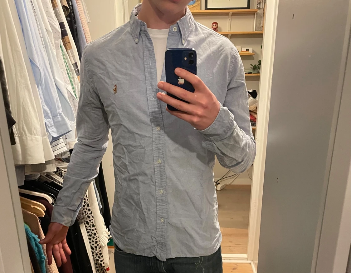 Ljusblå skjorta från Polo Ralph Lauren