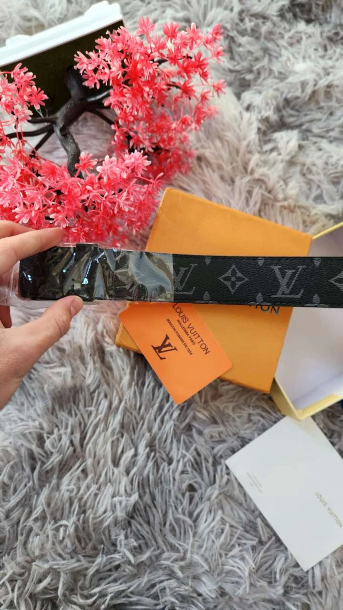  svart skärp i skinn - 1