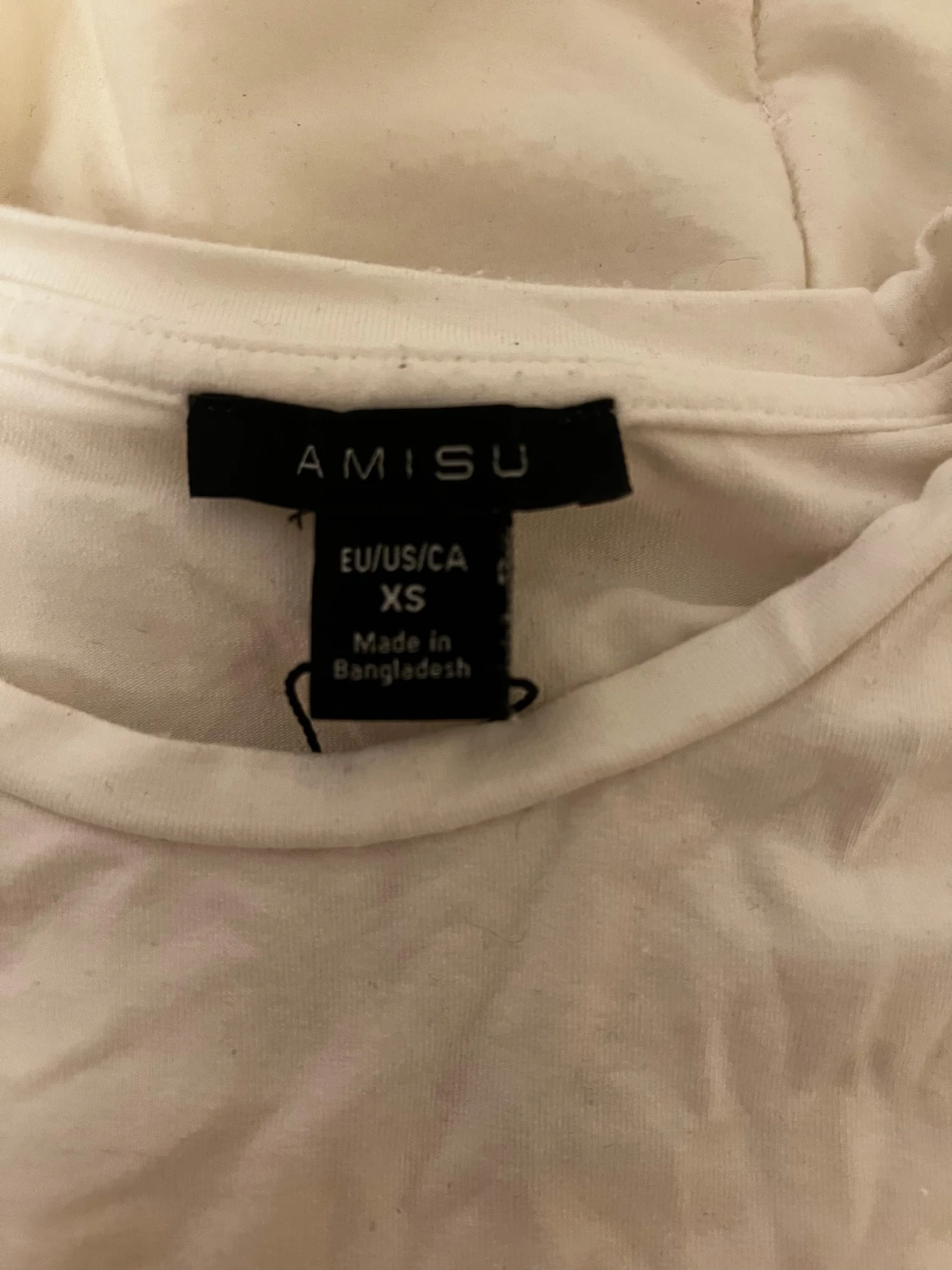 Vit långärmad topp från Amisu XS - 2