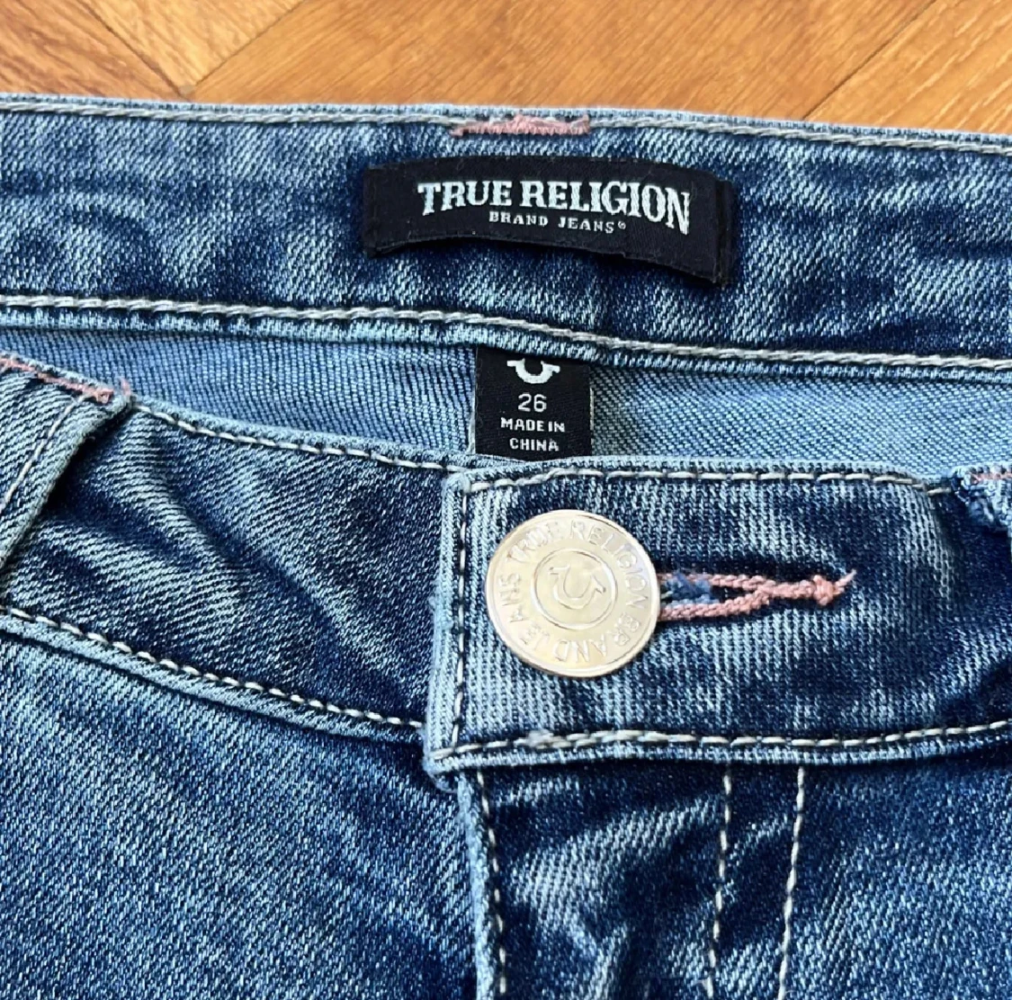 True Religion blå bootcut jeans - 4