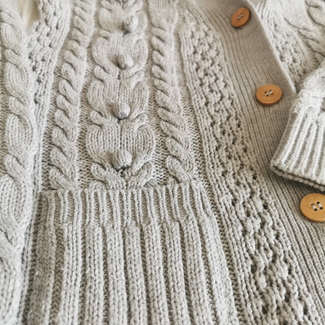 Only grå kofta, storlek XS - 2