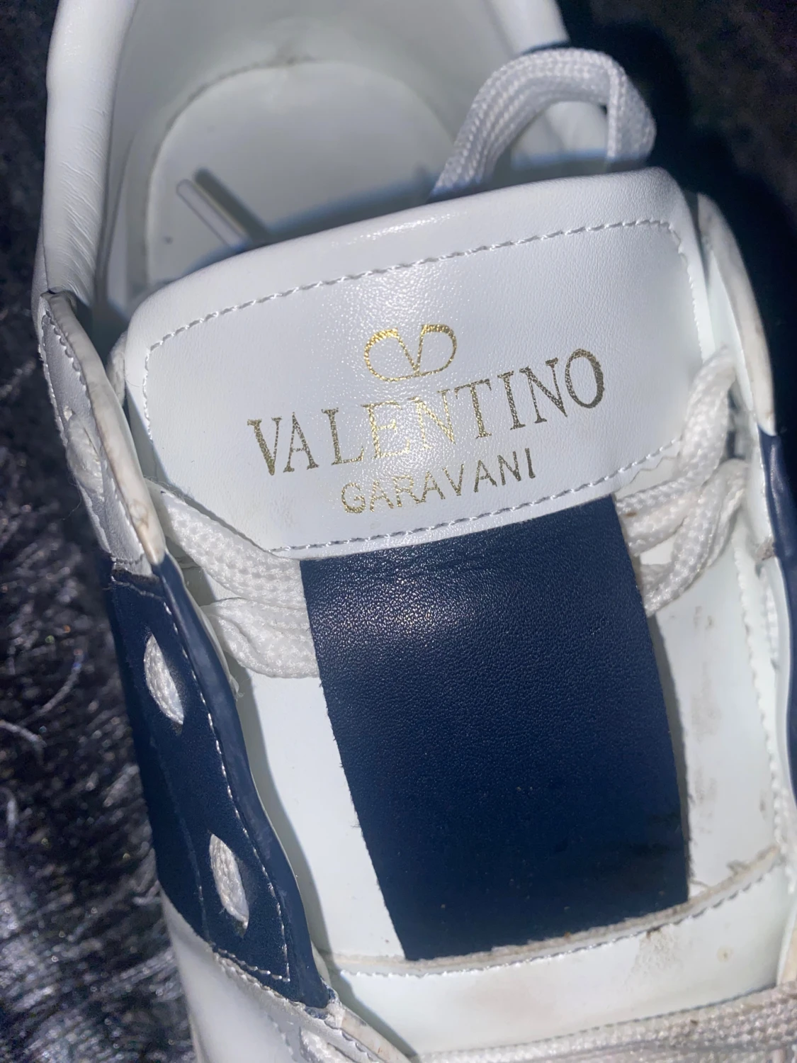 Valentino Garavani Open sneakers vit/blå - 3