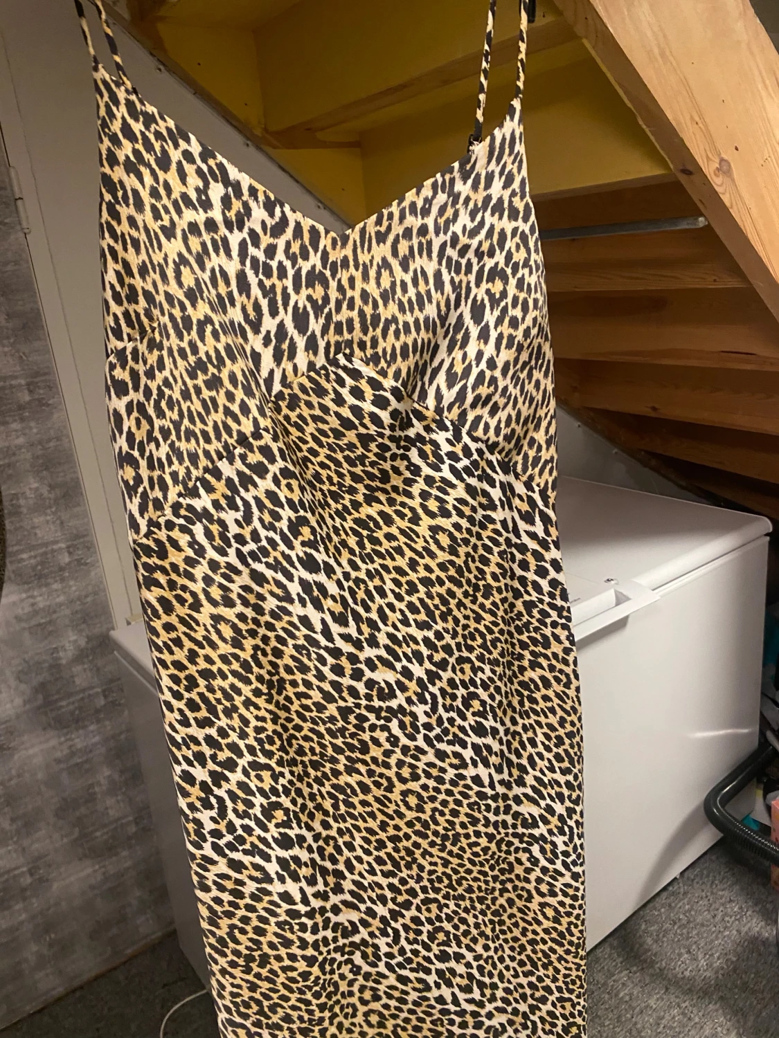 Helt ny Leopardmönstrad långklänning Levi's S - 3