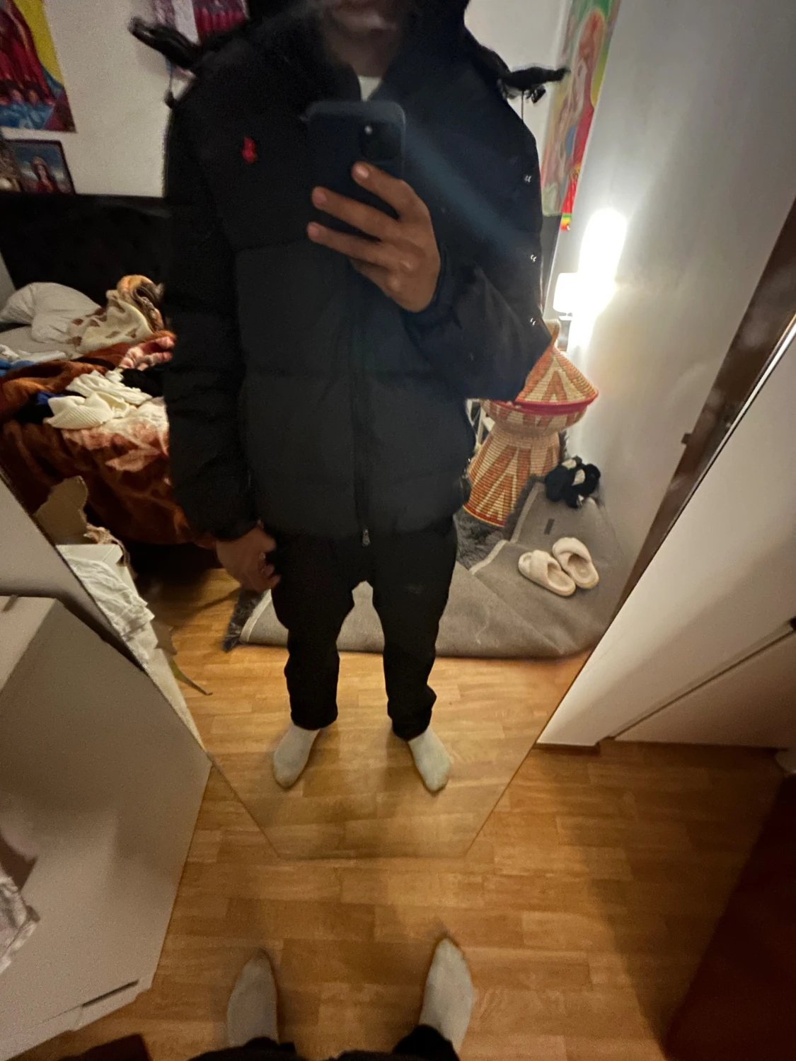 Svart pufferjacka Polo Ralph Lauren S - 3