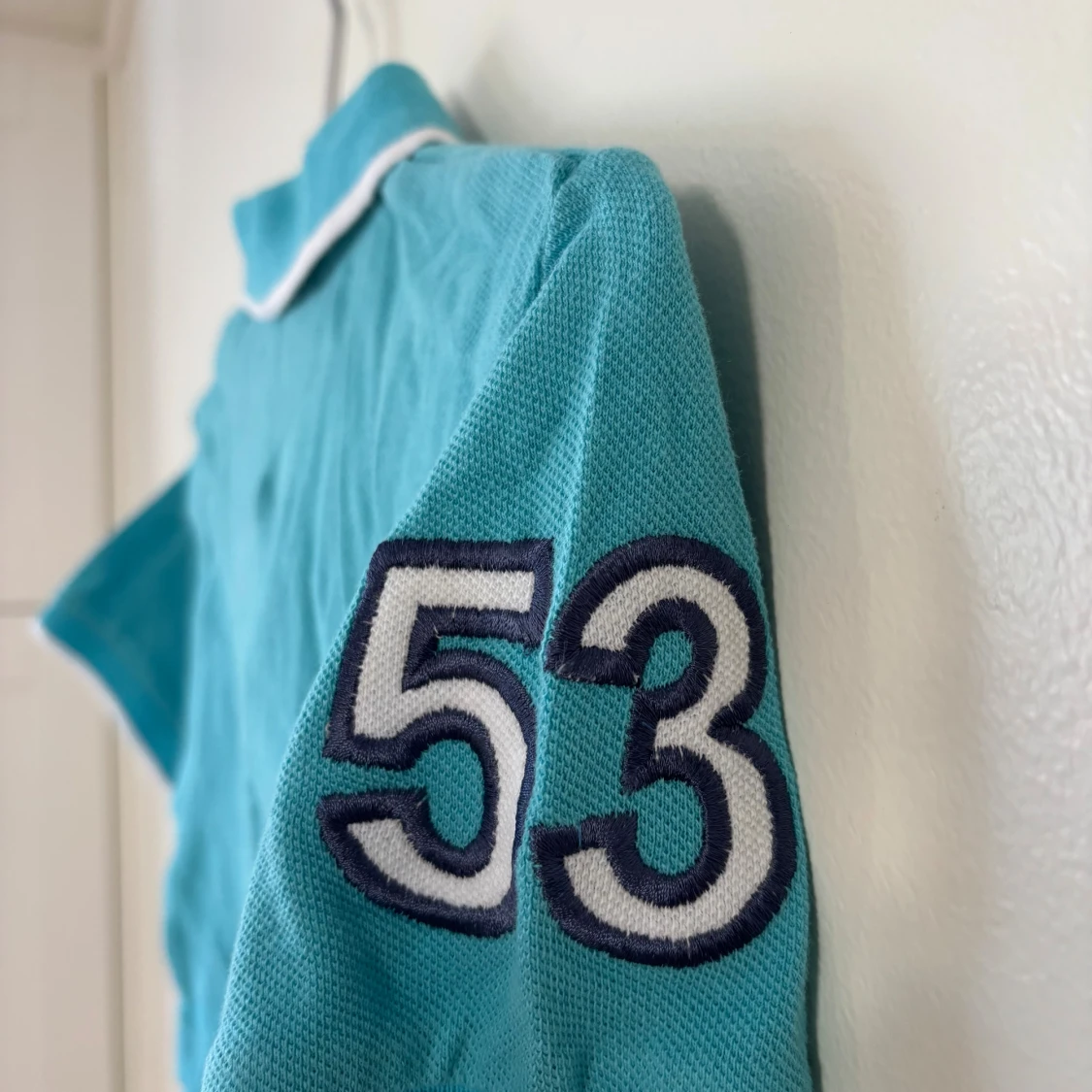 Turkos pikétröja - 134/140 - 4