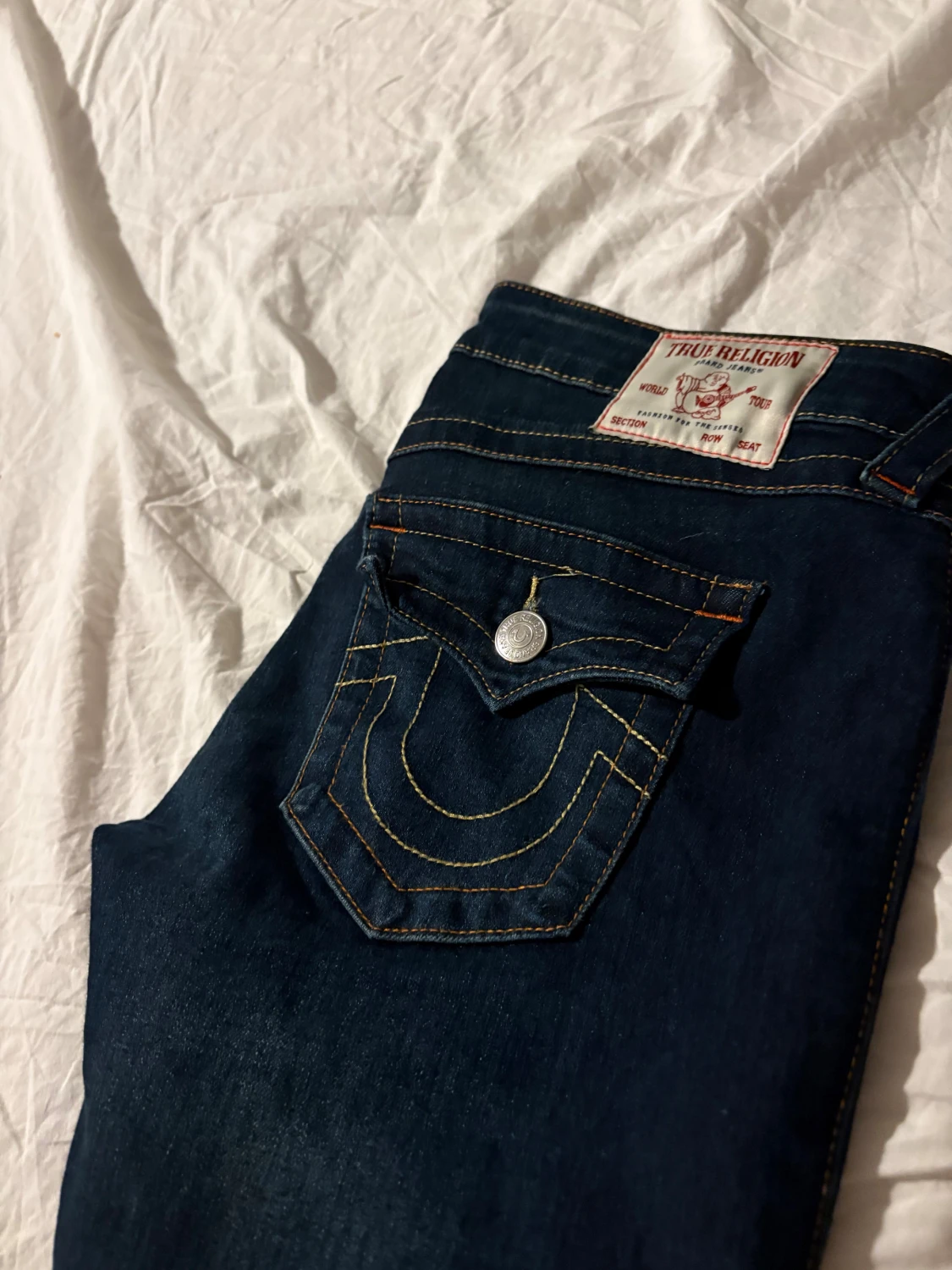 True Religion Joey Low Rise Flare Jeans