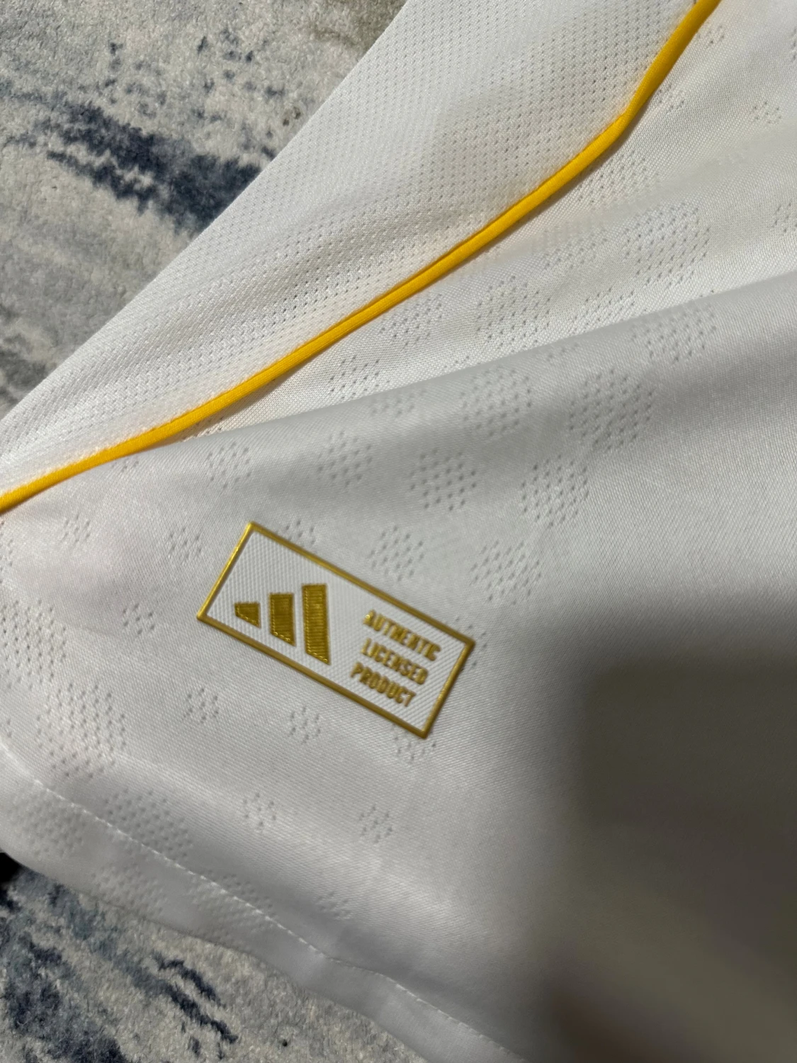 Real Madrid Adidas fotbollströja vit - 4