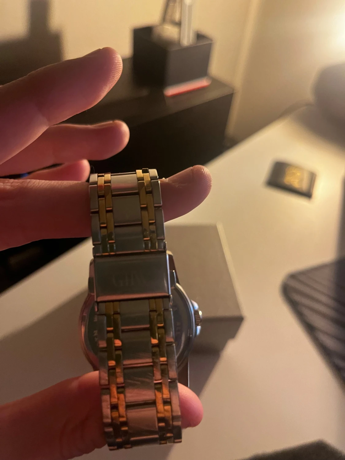 GHW herrklocka i silver och guld - 4