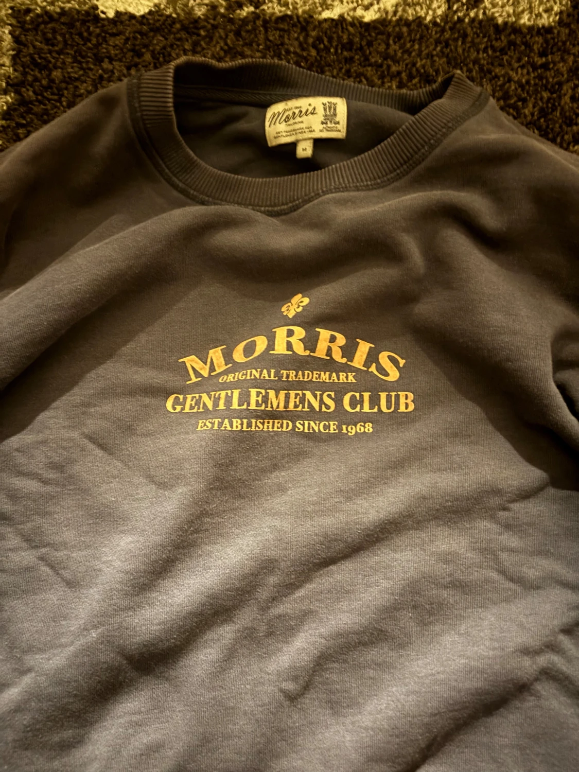 Mörkblå sweatshirt från Morris M - 1