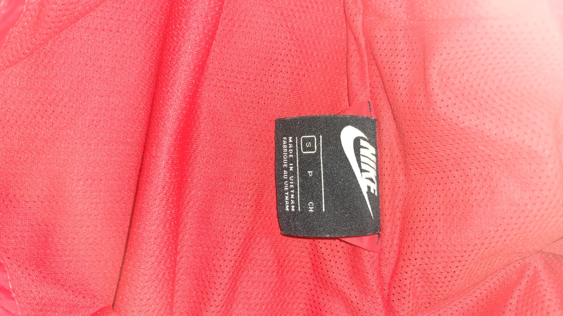 Nike vindjacka röd och marinblå S - 2