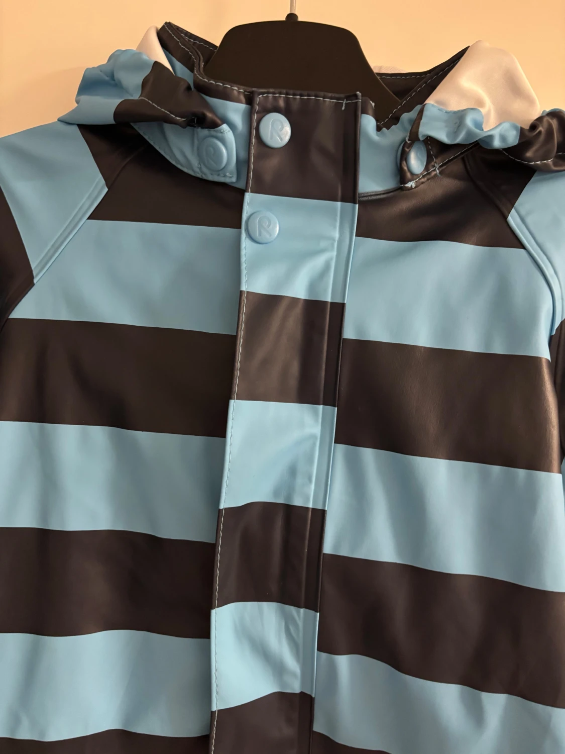 Randig regnjacka från Reima blå/svart - 1