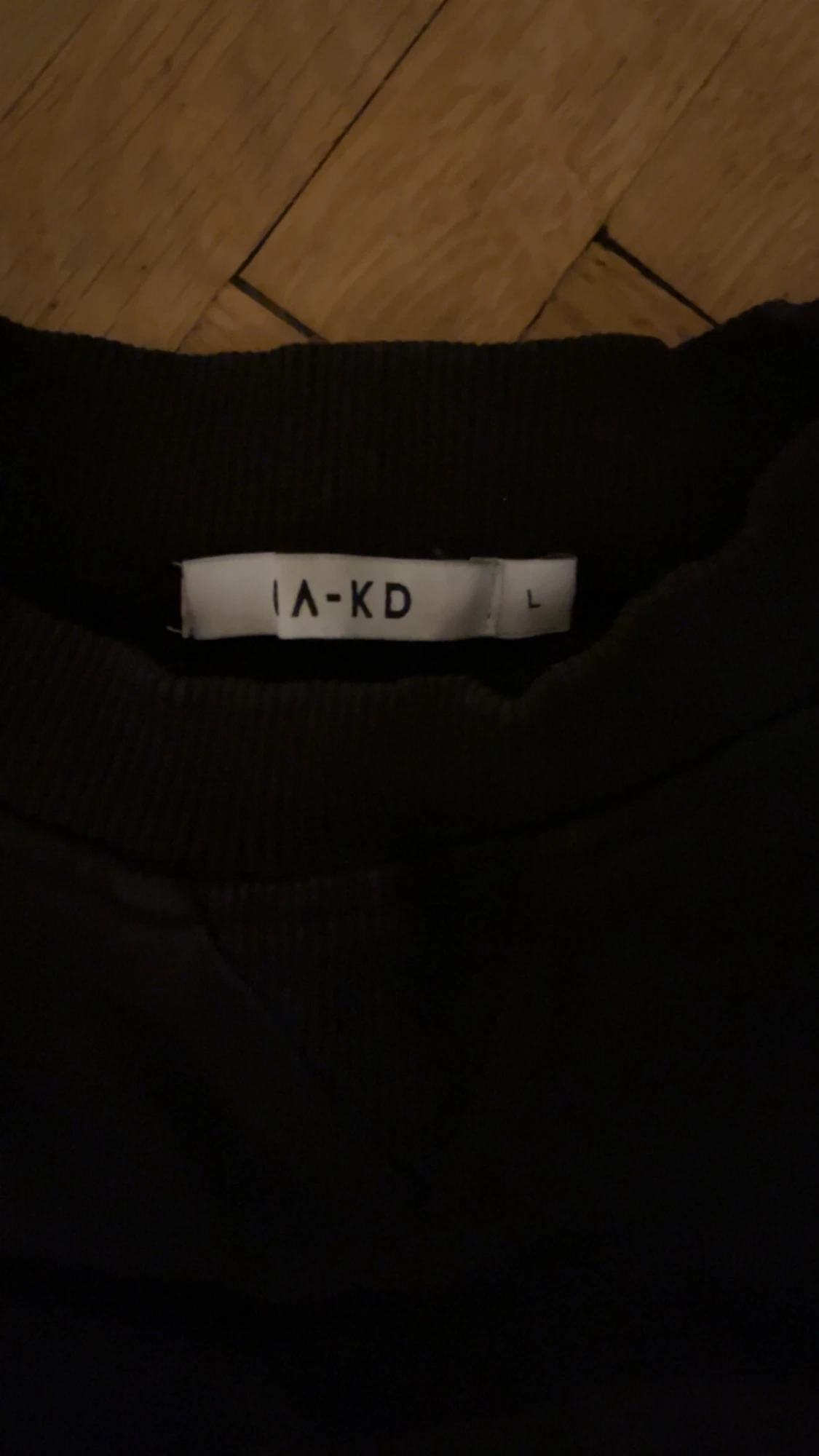 Svart sweatshirt från NA-KD med print - 1