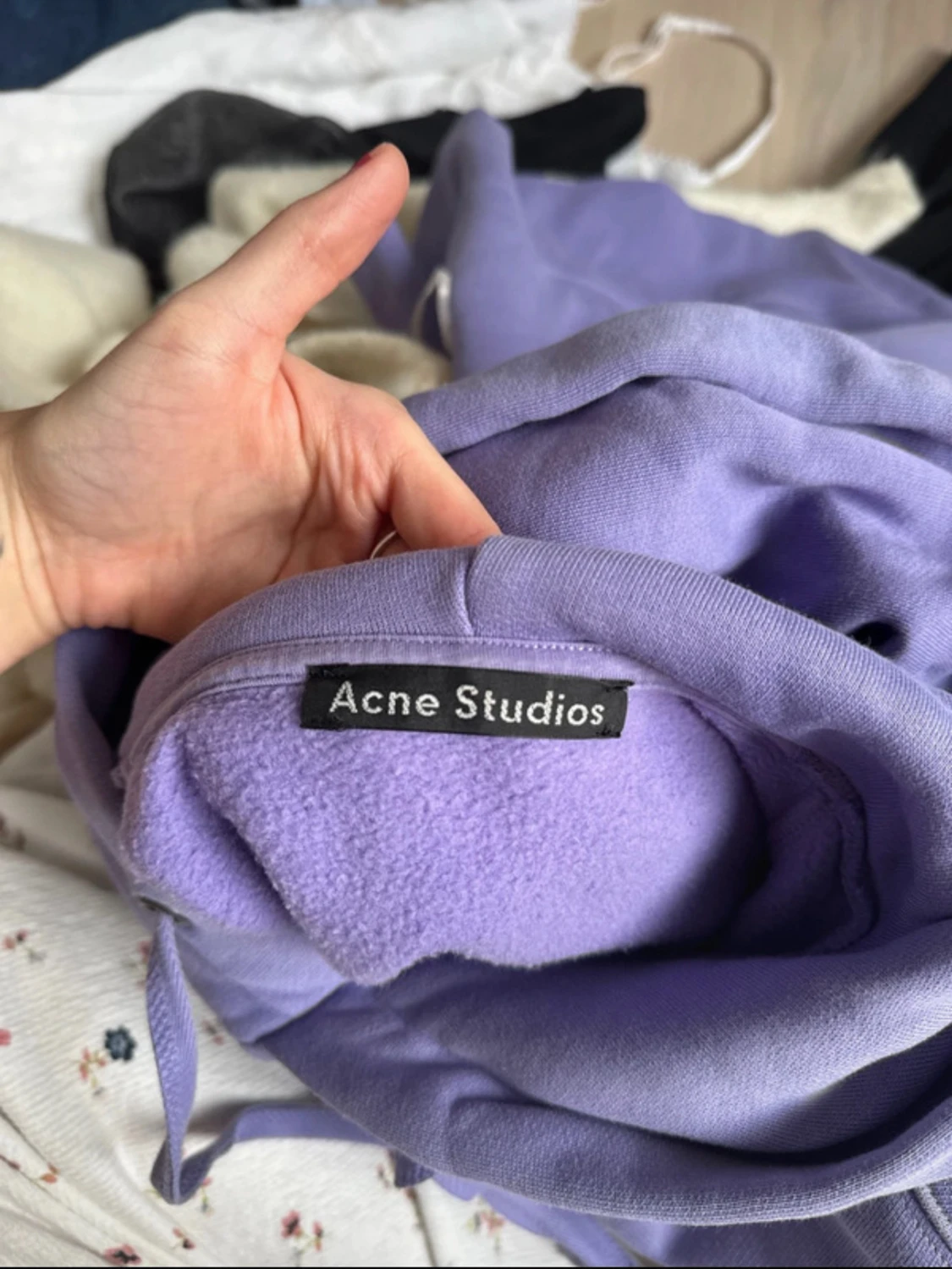 Acne Studios hoodie face logo - 3