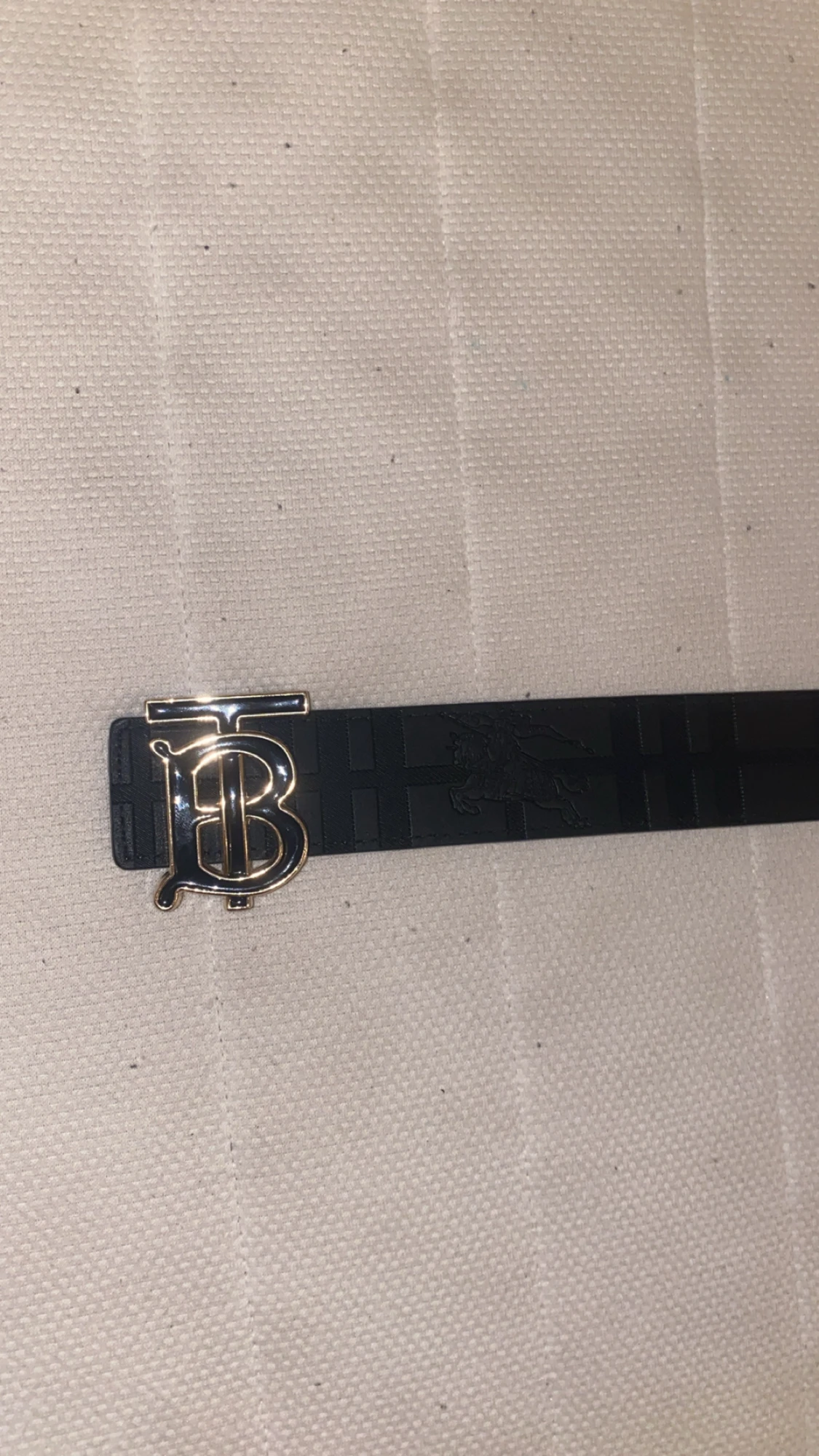 Burberry vändbart bälte med TB-spänne - 2