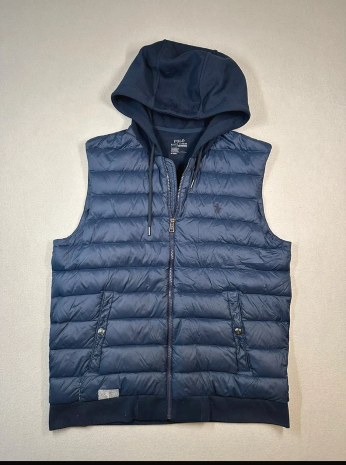 Blå pufferväst från Polo Ralph Lauren