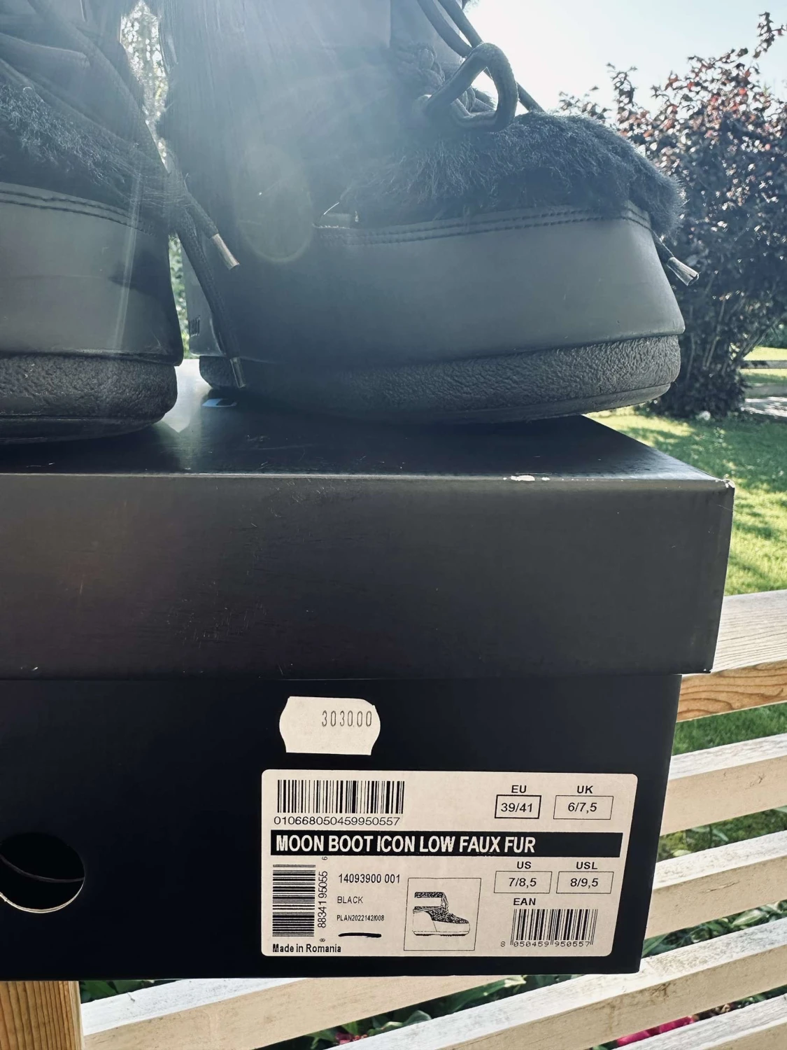 Svarta Moon Boot Icon Low Faux Fur (kan diskuteras om pris) - 4