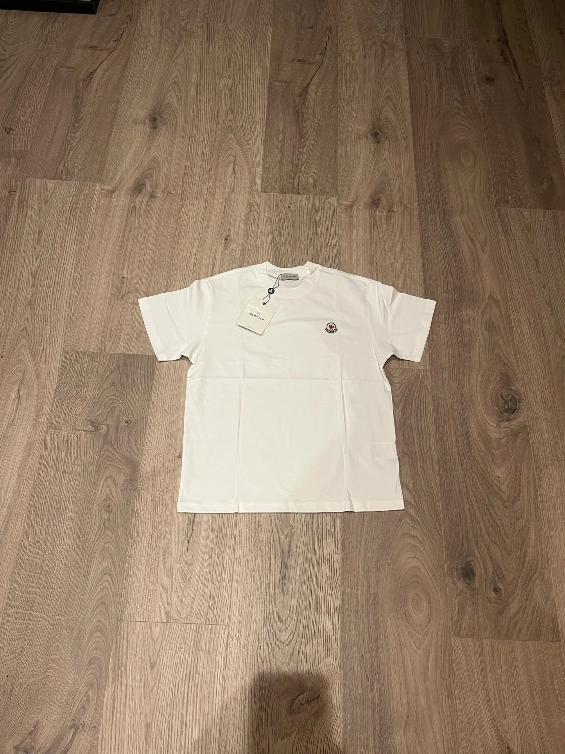 Vit Moncler t-shirt med logga - 2