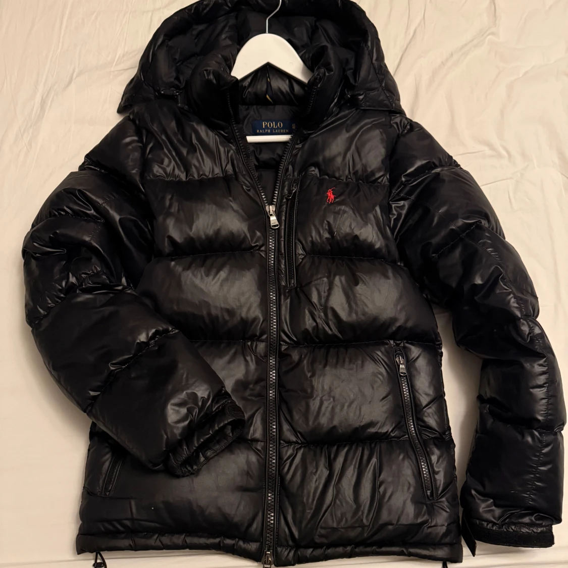 Polo ralph lauren glossy black jacka