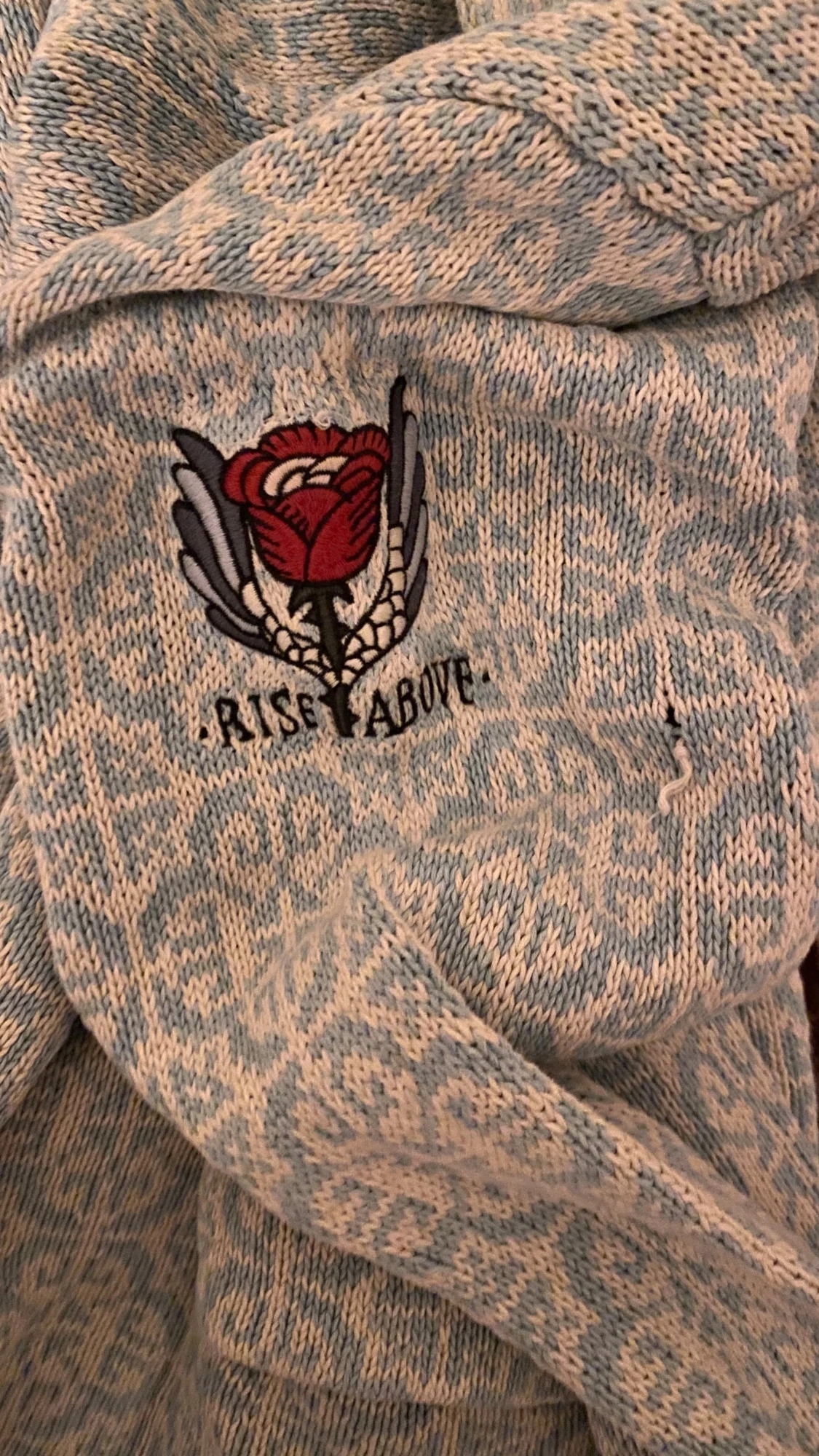 Odd Molly blå stickad cardigan jacka - 4