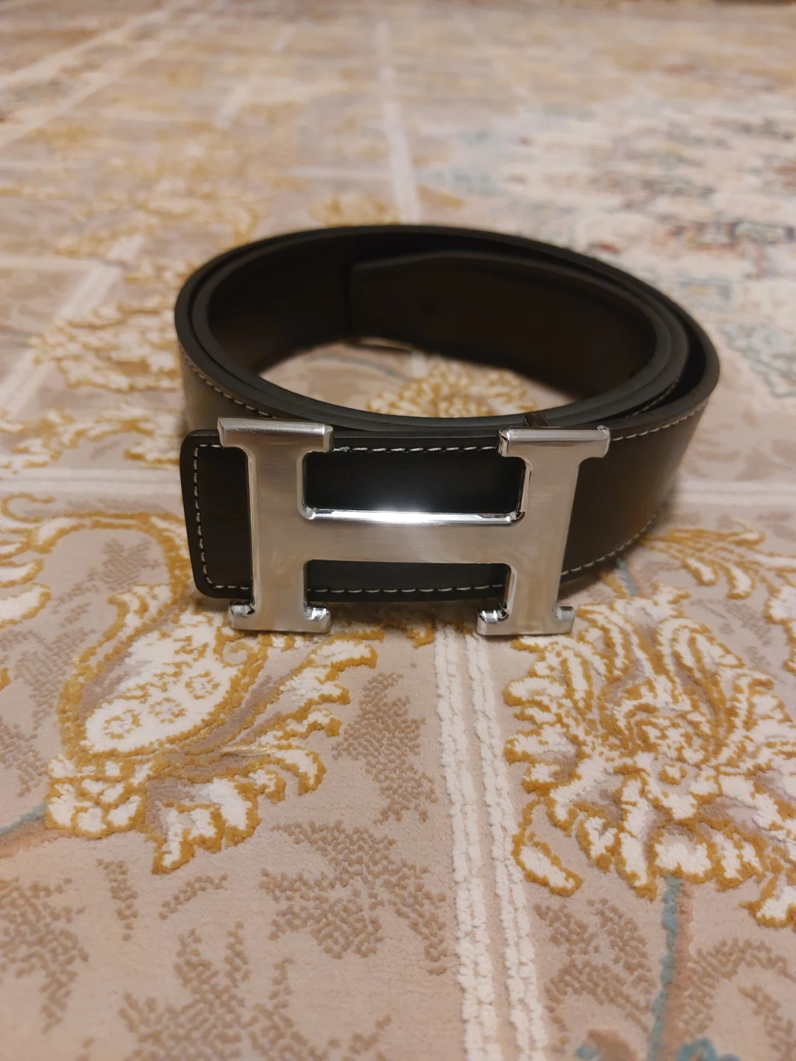 H Bälte Svart Silver - 1