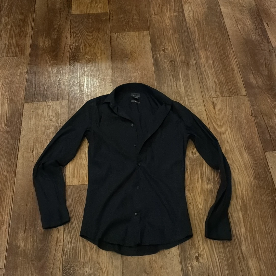 Svart slim fit skjorta från H&M XS