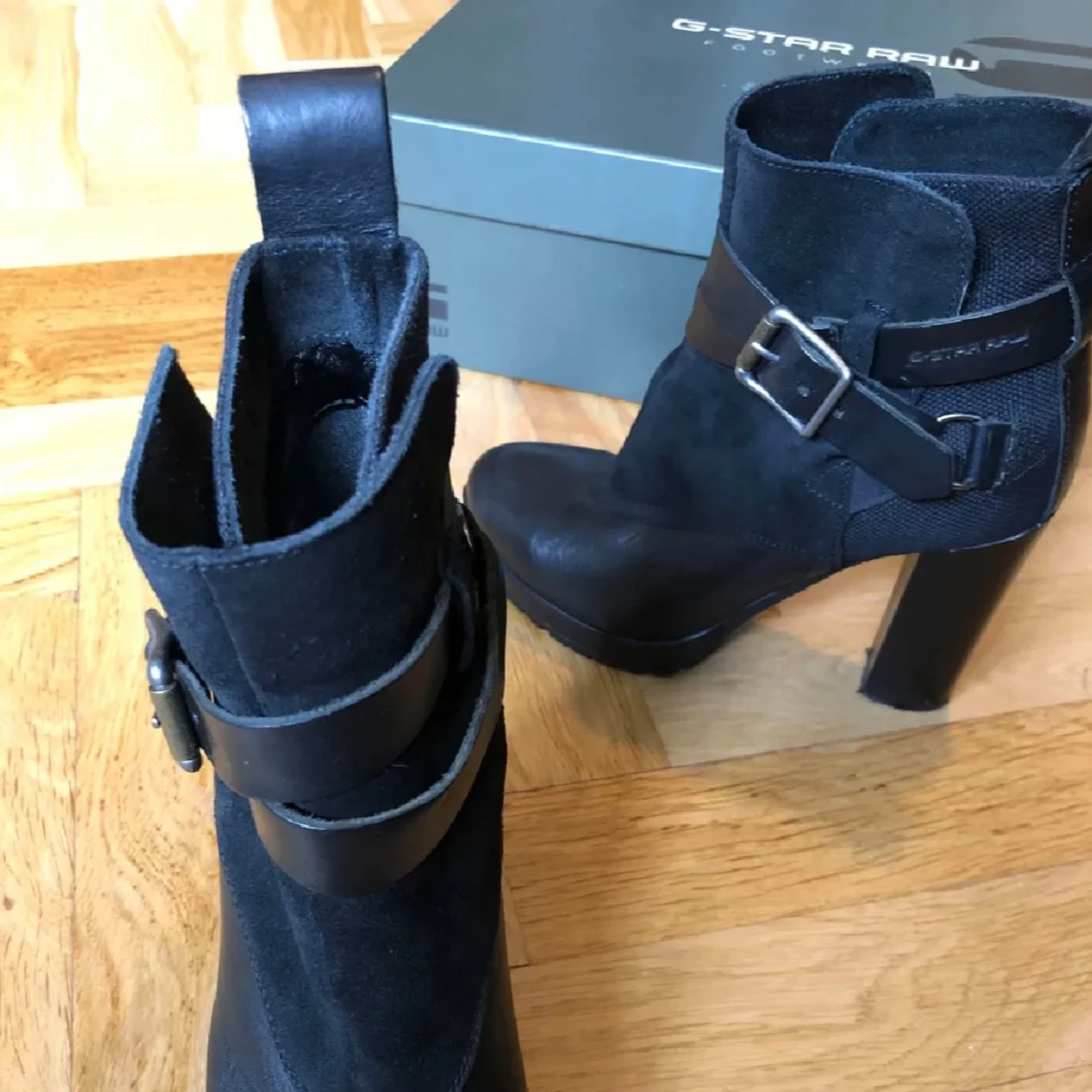 Svarta stövletter från G-Star Raw, strl 36 - 2