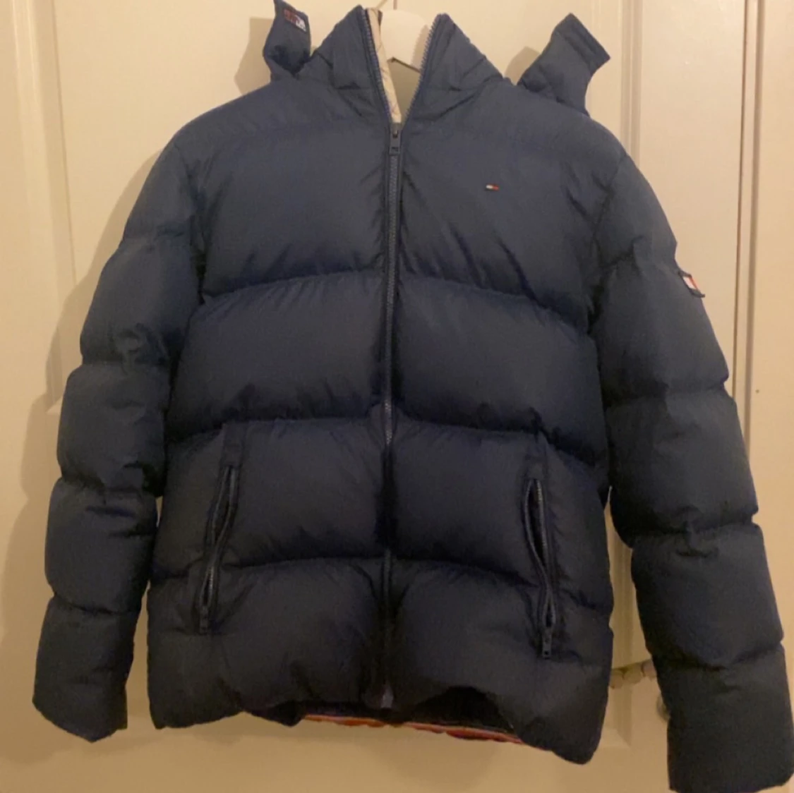 Mörkblå dunjacka Tommy Hilfiger - 4