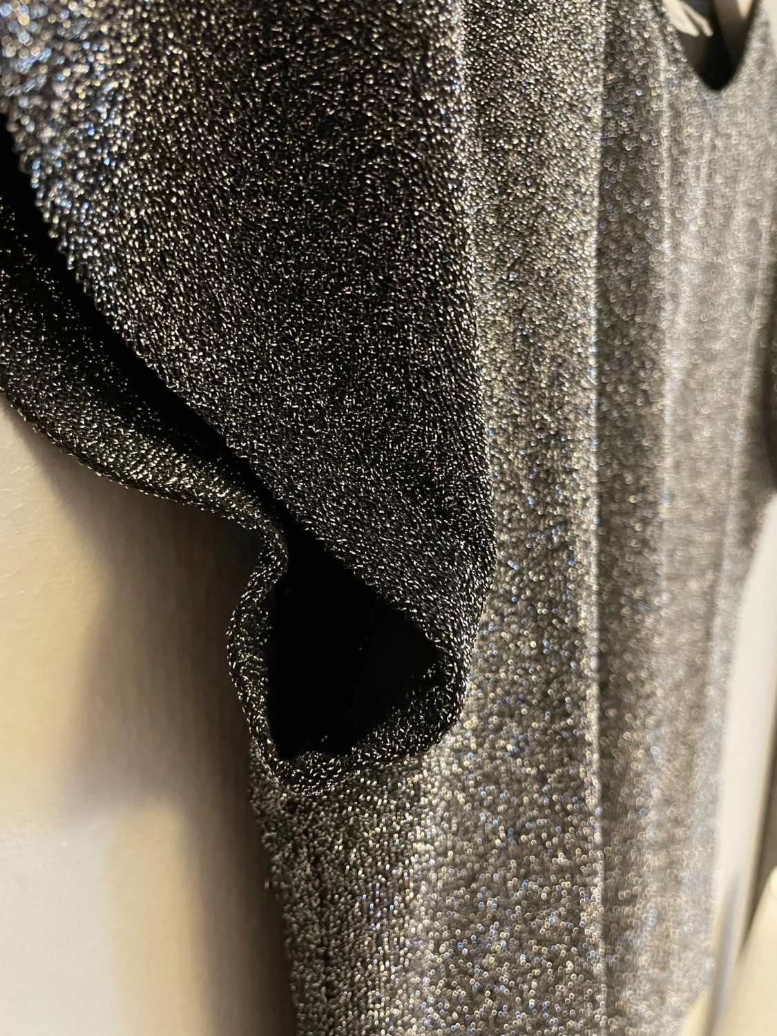 Glittrig silver topp från KappAhl - 2