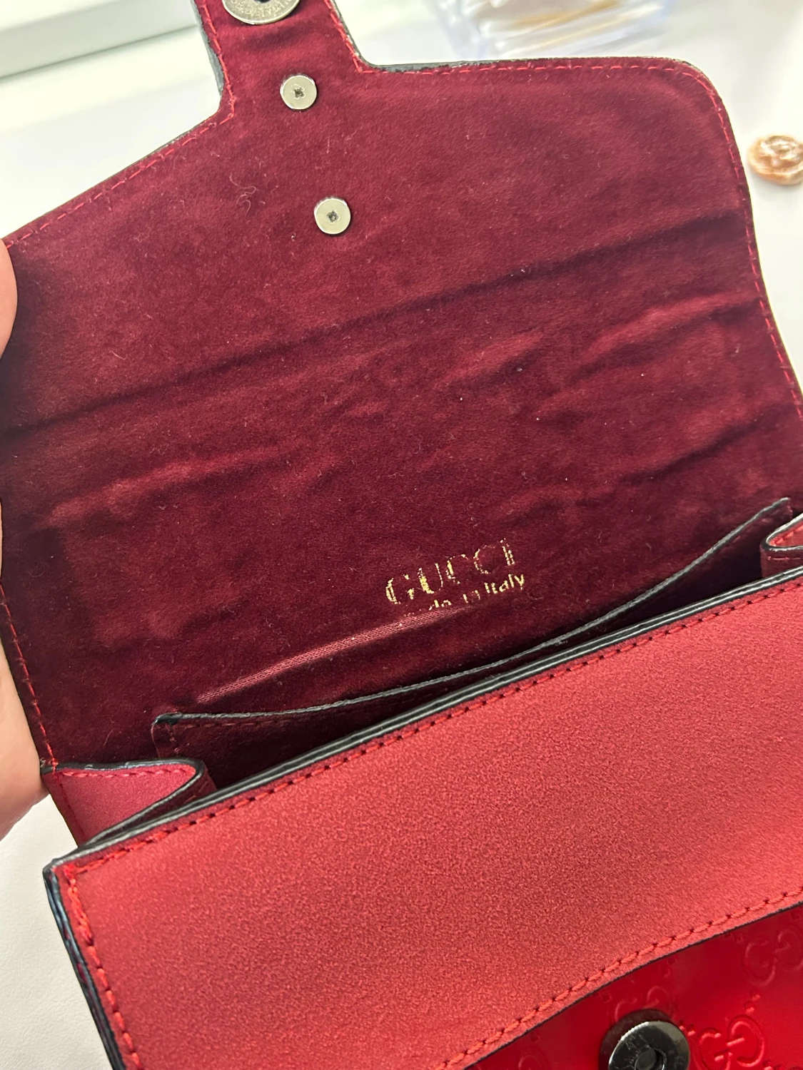 Axelväska i röd  - 3