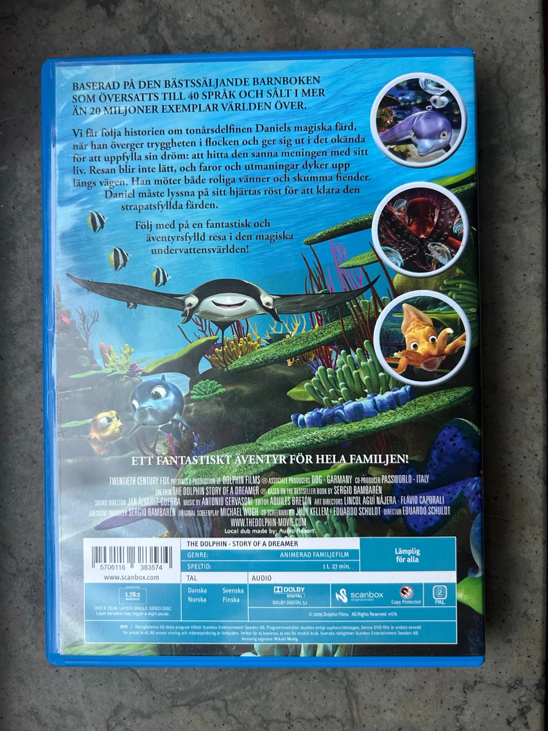 Delfinen i det stora havet DVD - 1