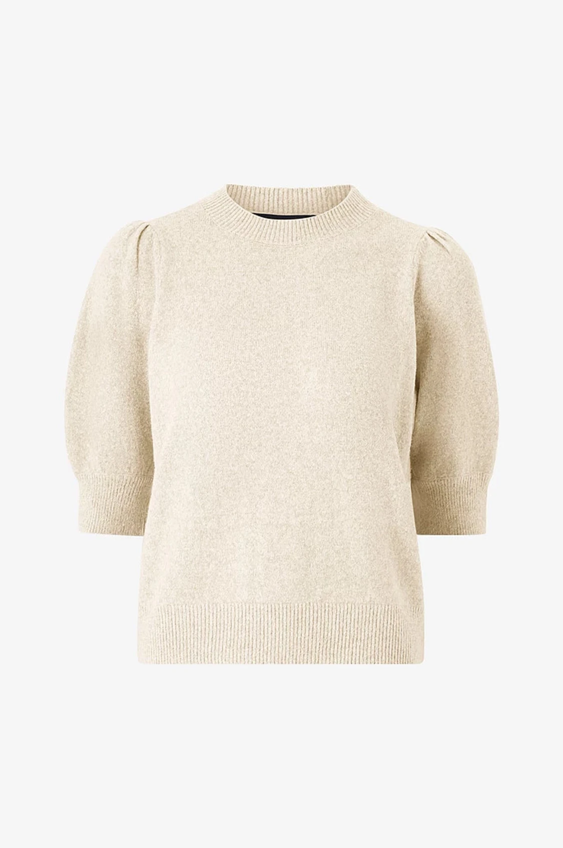 Beige stickad tröja